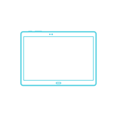 Digital Samsung Galaxy Tab S 10.5 Inch Sketch Line Art Svg Vector, Free Vectors File
